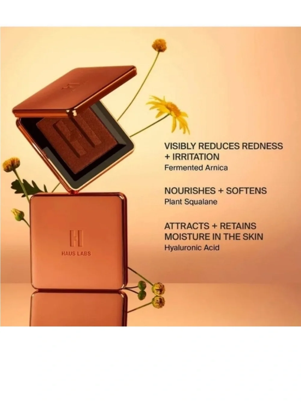 Haus Labs Velvet Bronzer Compact in Deep Brown 10